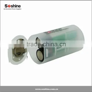 D Size Battery Adaptor(2pcs AA) Battery Holder thumbnail-2