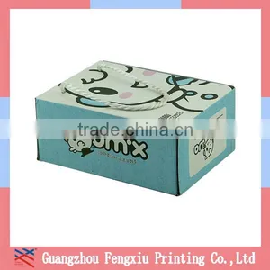 Cheap Custom Made Corrugated Paper Baby Shoe Box With Handle thumbnail-4