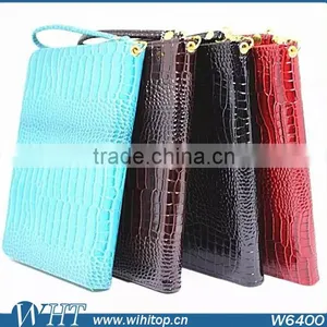Protective Case for 8" Android Tablet, Crocodile Pattern Flip Wallet PC+PU Leather 8 Inch Universal Tablet Leather Case thumbnail-1