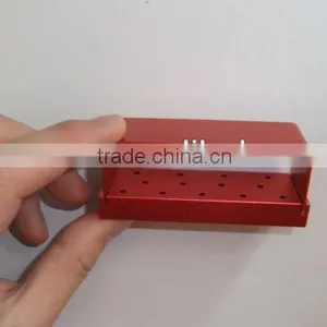 13 Holes Low Speed Aluminium Dental Bur Holder thumbnail-1