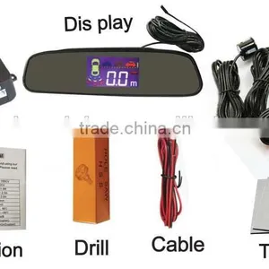 Car Parking Sensor Lcd Display Indicator,Parking Sensor With 4 Sensors ,Mirror LCD Display,Reverse Sensor,Parking Sensor System thumbnail-3