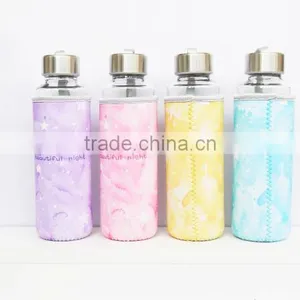 OEM Private Lable BPA Free Tritan Water Bottle Custom Glass Bottle thumbnail-3