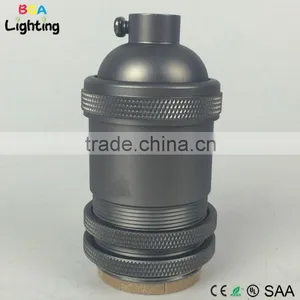 E26 Brass Modern Cage Pendant Light Socket for Chandelier thumbnail-4