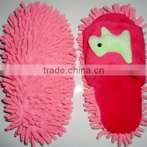 Super Clean Chenille Slipper With Many Colors thumbnail-6