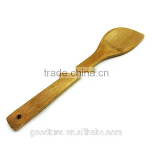 Bamboo Oblique Pancake Turner Spatula Scraper Cooking Utensil thumbnail-2