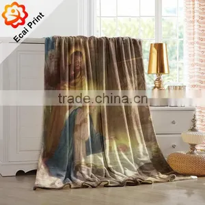 2016 Fashion Customize Heat Transfer Printed Flannel Blanket thumbnail-2