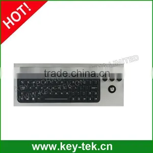 Rugged Medical Grade Housed Keyboard With Optical Trackball thumbnail-1