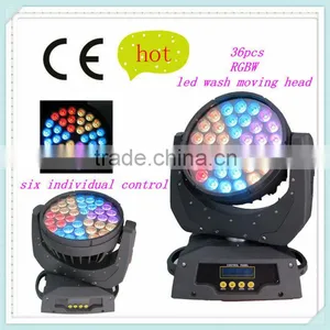 36pcs 8W RGBW 4 in 1 Moving Head Stage Led Lighting thumbnail-1