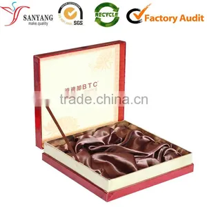 Factory Custom Mooncake Packaging Box Paper Mooncake Gift Box With Satin thumbnail-1