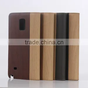 2014 New Products Wooden Leather Case for Samsung Galaxy Note 4,wooden Case for Iphone 6 Plus D0159 thumbnail-2