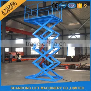 Hydraulic Fork Lifter Mini Electric Scissor Lift Platform Portable Lifter thumbnail-5