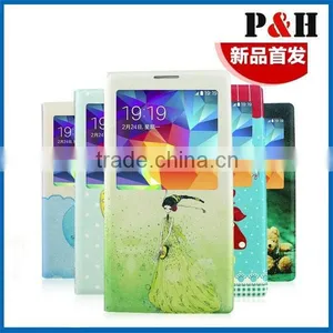Ultra Slim Case Printing Case for Samsung Note 4 With Window thumbnail-1