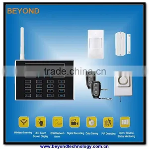 Economic Touch Keypad LED Wireless Security System Home Alarm System thumbnail-1