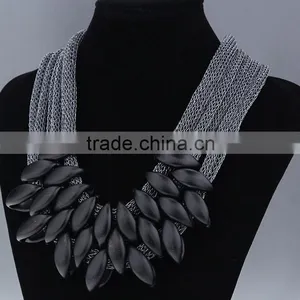 New Design Bib Necklace,fashion Imitation Jewelry Necklace thumbnail-5