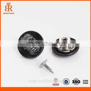 Metal Fancy Buttons Western Metal Buttons Horn Button for Shirt thumbnail-1