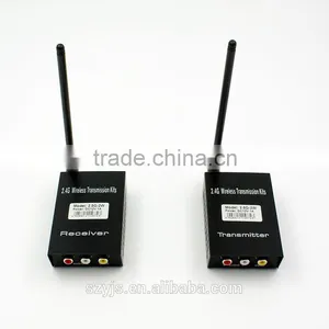 High Quality 300m 2.4 G 2w Wireless AV Audio Video Sender Transmitter Receiver thumbnail-4