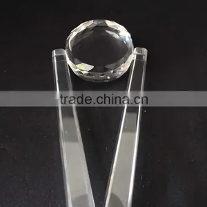 "v" Shaped Crystal Round Ball Troghy Cup thumbnail-6