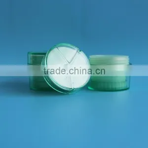 Workable Price Wholesale Light Green PS Cosmetic Cream Container thumbnail-2
