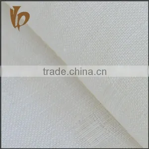 Dobby Woven Bleached Plain Linen Fabric thumbnail-2