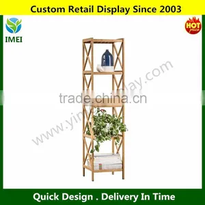Bamboo 5 Tier Cross Shelf YM5-1548 thumbnail-1