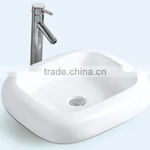 Sanitary Ware Ceramic Art Basin Square Art Basin White Bathroom Art Basin Small Wash Basin Y815 thumbnail-1
