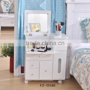 Solid Wood Makeup Table With Mirror For Bedroom Use thumbnail-1