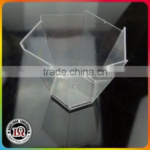 Disposable Hexagon Flower Shaped Plastic Cup thumbnail-1