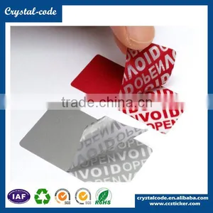 Custom Hologram Security Printed Tamper Proof Warranty VOID Label thumbnail-3