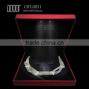 Hotselling Custom Led Light Jewellery Box for Necklace thumbnail-3