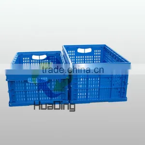 Plastic Collapsible Colorful Storage Tool Box/plastic Basket/multipurpose Plastic Box HDFG-604034C and CL thumbnail-3