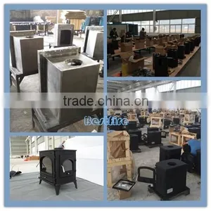 Indoor Woodburning Stove for Baking China Fire Stove Cast Iron Stove With Oven thumbnail-2