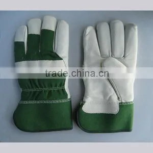 Cow Grain Leather Fully Acrylic Pile Winter Leather Working Gloves thumbnail-1