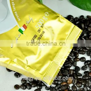 Gold Poly Coffee Bag With Valve thumbnail-2