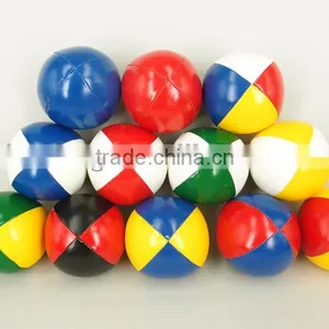 4 Panels PU Leather Juggling Balls thumbnail-1