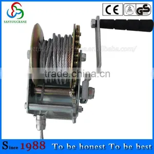 Small Hand Winch Cable Winch for Pulling thumbnail-1