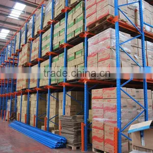 CE Blue and Orange Warehouse Drive in Pallet Rack System thumbnail-1