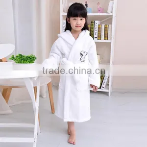 2014 Hot Sale Soft Feel Coral Fleece Children's Bathrobe thumbnail-1
