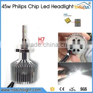 Best Seller P Hilip 45W 4500LM H7 Led Headlight, H7 Led Headlight for Motorcycle Car Truck thumbnail-1