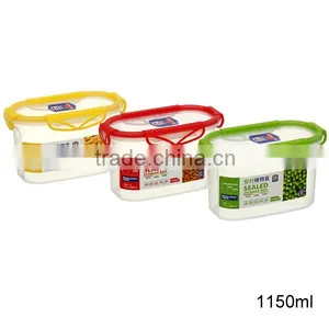 Wholesale Lockable Lid Plastic Storage Boxes 1150ml thumbnail-1