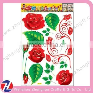 Flower Shape Wallpaper Sticker for Home Decoration thumbnail-1