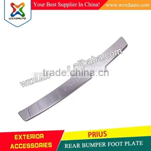REAR BUMPER FOOT PLATE STAINLESS STEEL FIT FOR PRIUS thumbnail-1