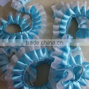 Wholesale Custom Design Elastic Frill Ribbon for Garment Accessories thumbnail-1