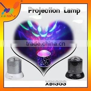 New LED Colorful Rotating Projection Night Light Beautiful Projector Lamp thumbnail-1