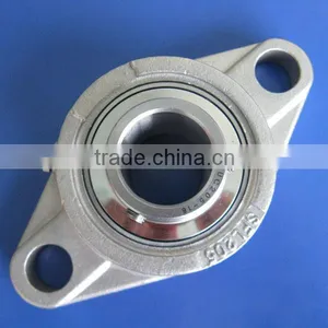 40 mm Stainless Steel Flange Bearing Unit SUCFL208 Equivalent SSUCFL208 2 Bolt Mounted Bearings thumbnail-1