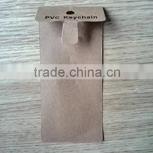 Brown/white Cardboard Ppaer Material and Matte Surface Handling Paper Card for Keychain thumbnail-5