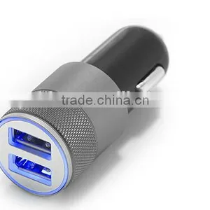 China Manufacture 3.1A Dual USB Car Charger With Bullet Shape Usb Cigarette Car Charger, Car Usb Charger thumbnail-4