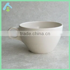 White Drinking Melamine Cups Eco-friendly Melamine Cups With Saucer thumbnail-2