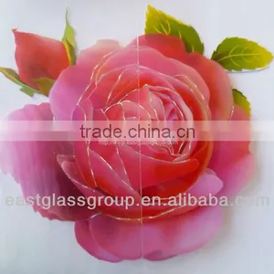 Clear Baroque Patterned Glass thumbnail-1