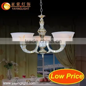 Nordic American Country Glass Chandelier,creative Wrought Iron Restaurant Lighting thumbnail-1