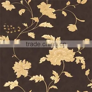 Wholesale Deep Embossed Flower Design Decorative Vinyl /pvc Wallpaper thumbnail-6